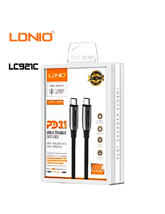 CABLE USB-C/C LDNIO DE 240W LC921C