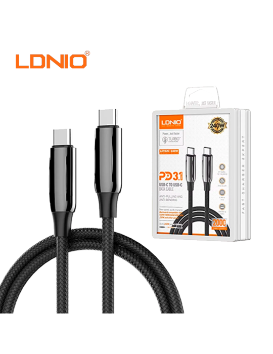 Cable USB - C/C Ldnio DE 240W LC922C