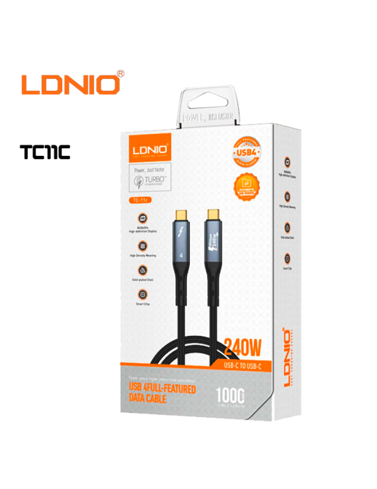 CABLE USB C/C LDNIO DE 240W TC11C