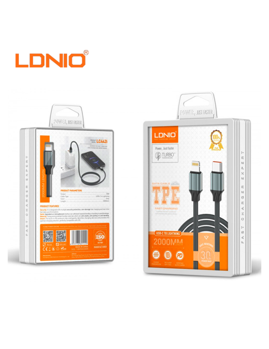 Cable Ldnio USB-C A Lightning LC442I