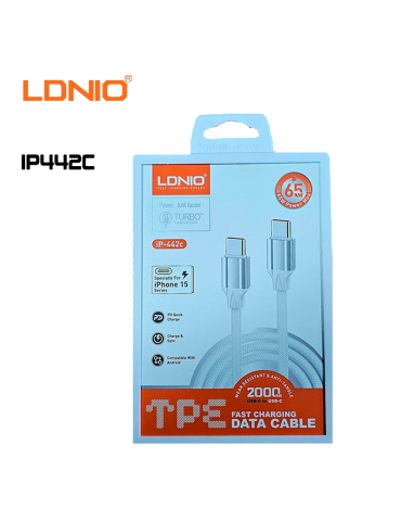 CABLE LDNIO USB-C A USB C IP442C