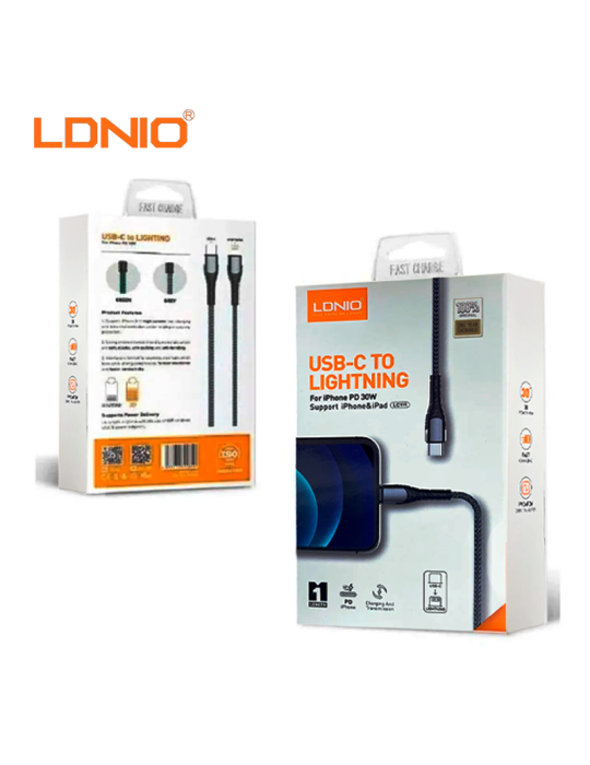 Cable USB C A Lightning Ldnio LC111