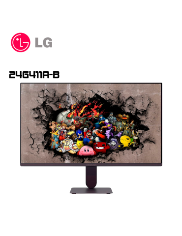 MONITOR 23.8" GAMING LG 24G411A-B FHD 120HZ IPS 1MS HDMI DP (24G411A-B)