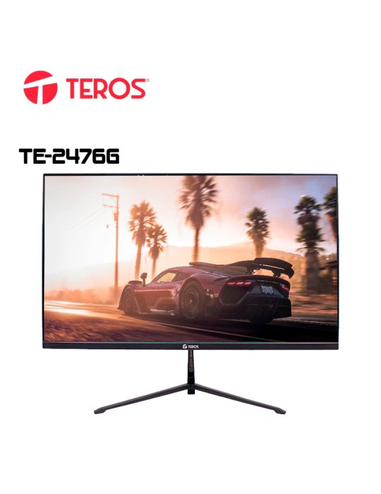 MONITOR 23.8" TEROS GAMER TE-2476G 180HZ 1MS FHD HDMI DP VA CURVO (TE-2476G)