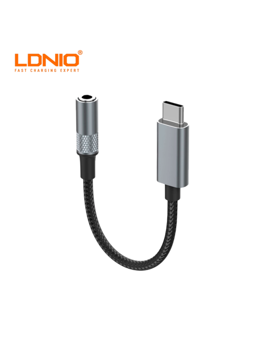 Adaptador De Audio Ldnio USB C A 3.5MM (LS-Y80C)