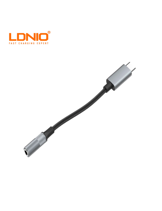 Adaptador De Audio Ldnio USB C A 3.5MM (LS-Y80C)