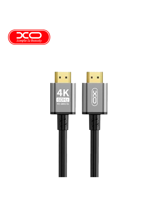 Cable XO Simple Is Beauty HDMI A HDMI 3mt 4K (XO-GB017A)