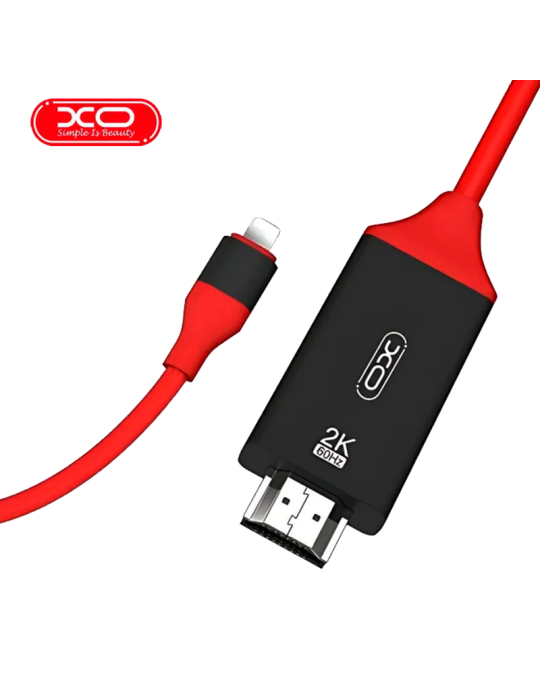 Cable Xo Simple Is Beauty Ligthning A Hdmi 1.8mt 2k (XO-GB006)