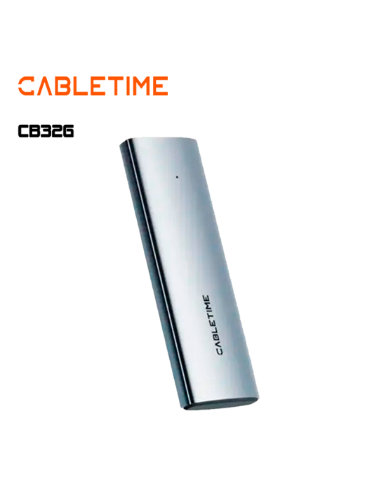 CASE DISCO M.2" CABLETIME CB32G (CT-SSD03-AG)
