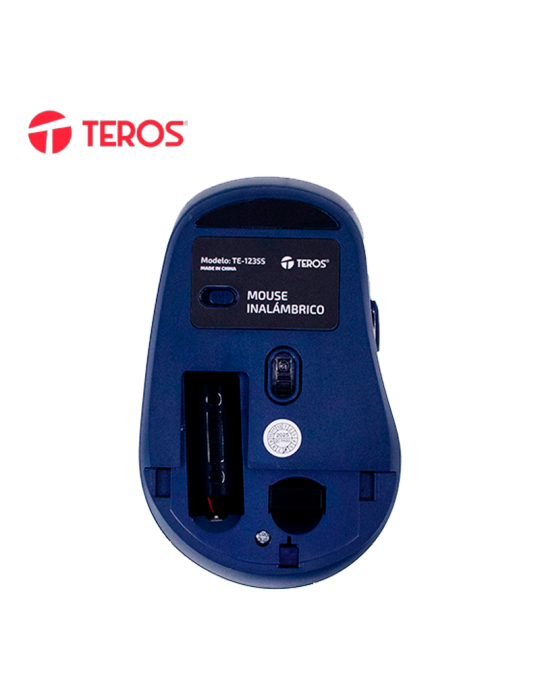 Mouse Teros Wireless TE-1235S 1600DPI Black