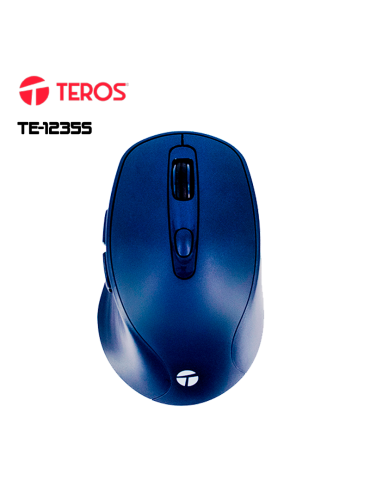 MOUSE TEROS WIRELESS TE-1235S 1600DPI BLACK