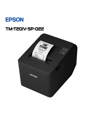 IMPRESORA TERMICA EPSON TM-T20IV-SP-022 USB/ETHERNET/SERIAL BLACK (C31CL47022)