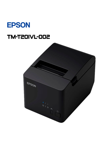 IMPRESORA TERMICA EPSON TM-T20IVL-002 USB/ETHERNET BLACK (C31CL45002)