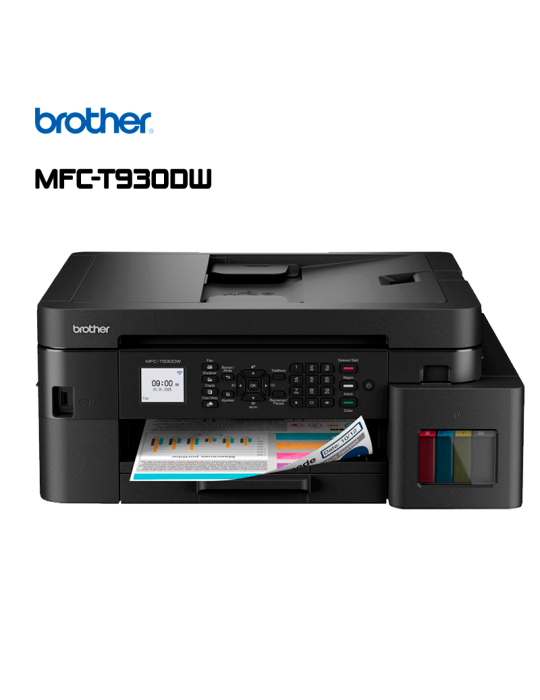 IMPRESORA MULTIFUNCIONAL BROTHER (MFC-T930DW) WIRELESS/ RED / DUPLEX