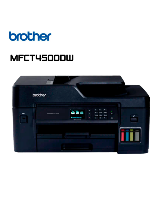 IMPRESORA MULTIFUNCIONAL BROTHER MFCT4500DW A3 WIFI/ DUPLEX/ ADF
