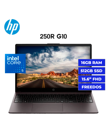 Laptop HP 250R G10 Core 5-120U 16GB 512GB Ssd 15.6" Freedos (DB9V5AT)