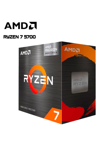 Procesador AMD Ryzen 7 5700 3.7GHZ 16mb Am4 (100-100000743SBX)