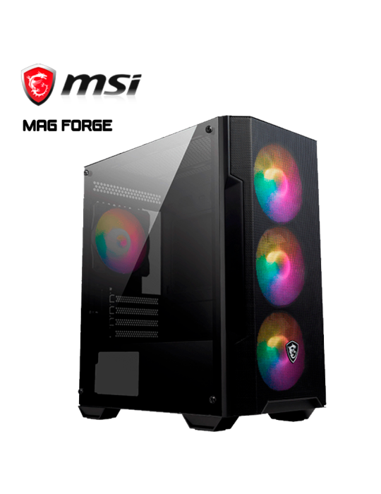 CASE MSI MAG FORGE 600W M100A ARGB BLACK (MAG FORGE M100A)