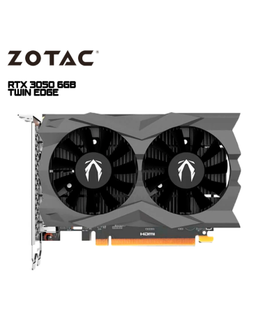 TARJETA DE VIDEO NVIDIA ZOTAC GAMING RTX 3050 6GB TWIN EDGE GDDR6 96 BITS