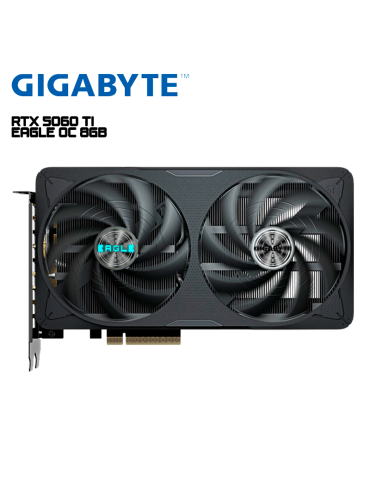 TARJETA DE VIDEO NVIDIA GIGABYTE RTX 5060 TI EAGLE OC 8GB GDDR7 128 BITS (9VN506TE08-00-G10)