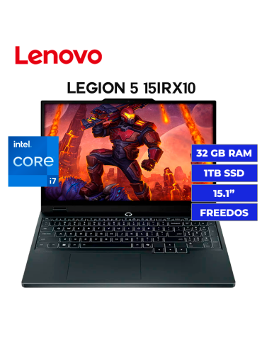 Laptop Lenovo Legion 5 15IRX10 Core I7-14700HX 32GB 1TB SSD RTX 5070 8GB 15.1" Freedos (83LY00PDLM)