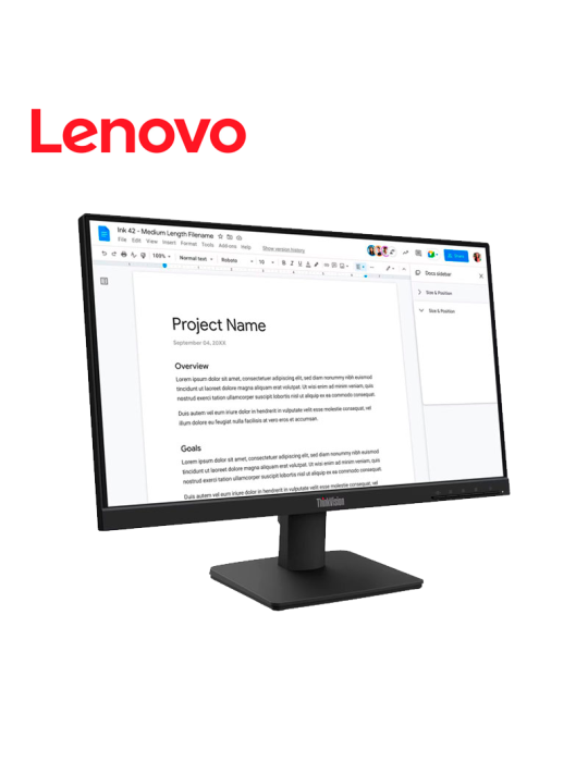 MONITOR 21.5¨ LENOVO THINKVISION S22-4E FULL HD PS 100HZ/ HDMI/ VGA (64CBKAR6LA)