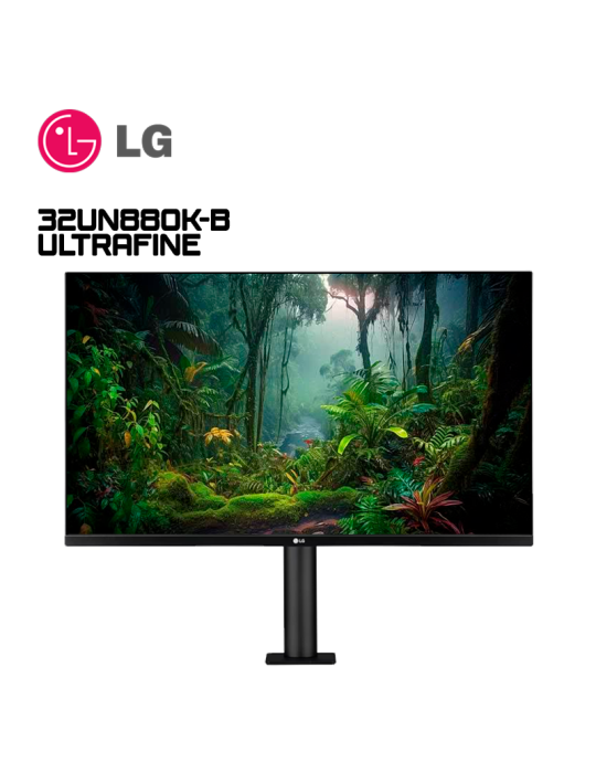 MONITOR 31.5" LG 32UN880K-B ULTRAFINE IPS 4K UHD 5MS ERGO USB-C DP HDMI