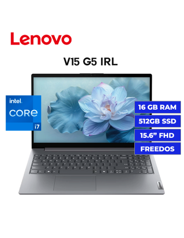 LAPTOP LENOVO V15 G5 IRL CORE I7-13620H 16GB DDR5 512GB SSD 15.6" FHD FREEDOS (83GW005HLD)