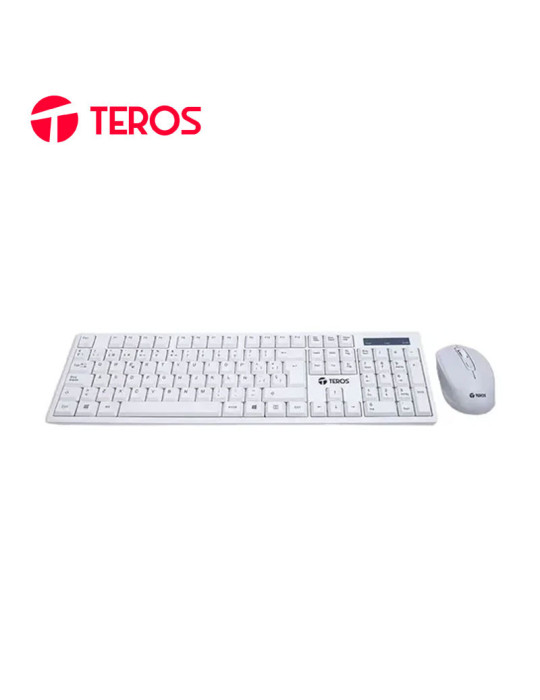 TECLADO KIT WIRELESS TEROS TE-5016S WHITE
