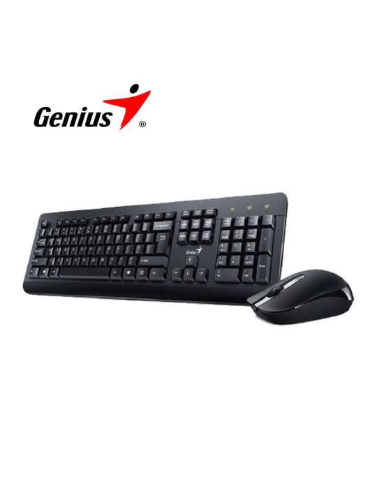 TECLADO KIT WIRELESS GENIUS KM-8200 ( 31340003401 ) USB BLACK