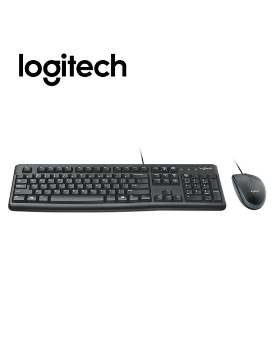TECLADO KIT LOGITECH MK120 ( 920-004428 ) USB BLACK