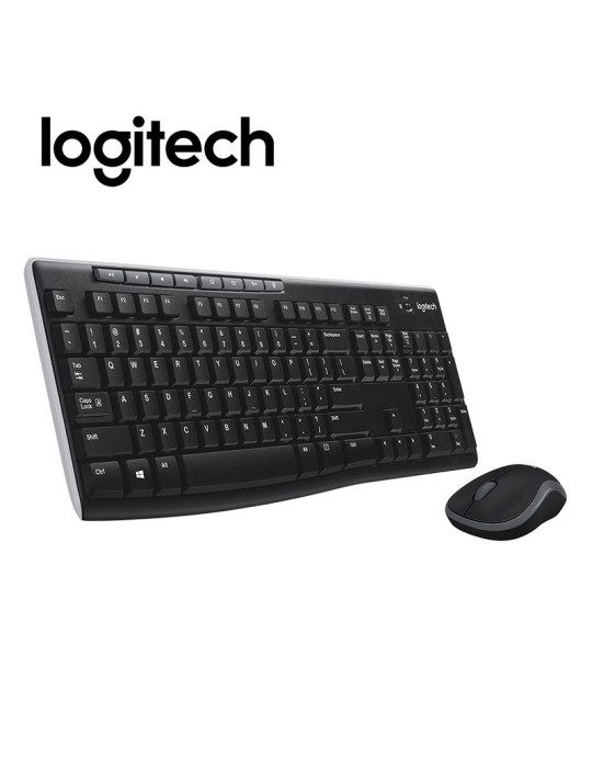TECLADO KIT WIRELESS LOGITECH MK270 ( 920-004432 ) BLACK
